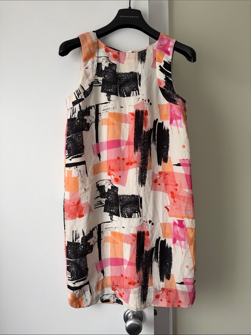 Tiger of Sweden silk
Sleeveless Abstract-Print Mini Dress Cream, Pink 32